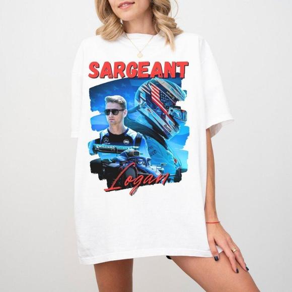 Kandysweet Other - Logan Sargeant Shirt Formula 1 Tee Formula Racing Driver American Championship